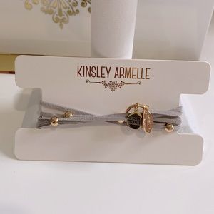 Kinsley Armelle - Grey Wrap Bracelet